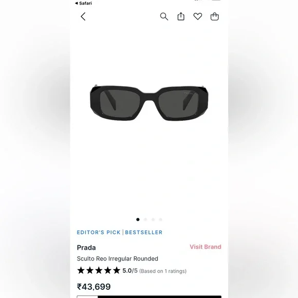 Rectangular sunglasses - Picture 2 of 7